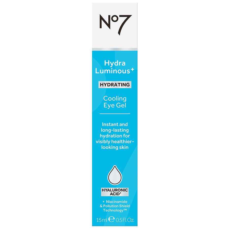 slide 5 of 5, No7 HydraLuminous+ Cooling Eye Gel, 0.5 fl oz