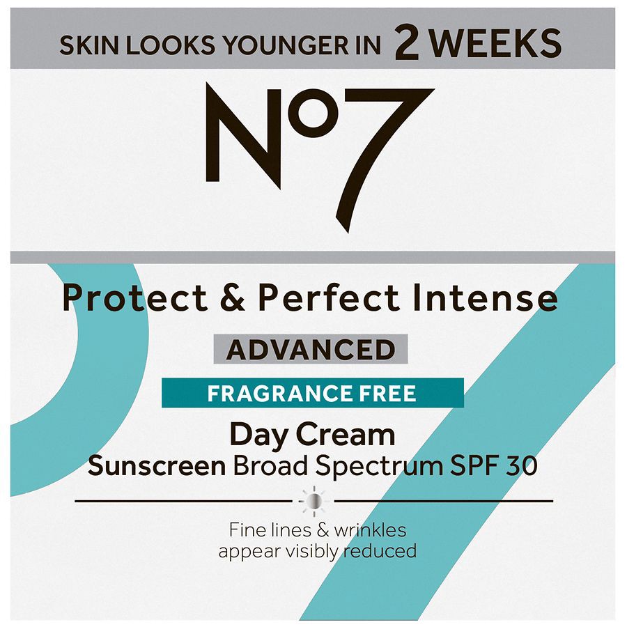 slide 2 of 5, No7 Protect & Perfect Intense Advanced Fragrance Free Day Cream SPF 30, 1.69 oz