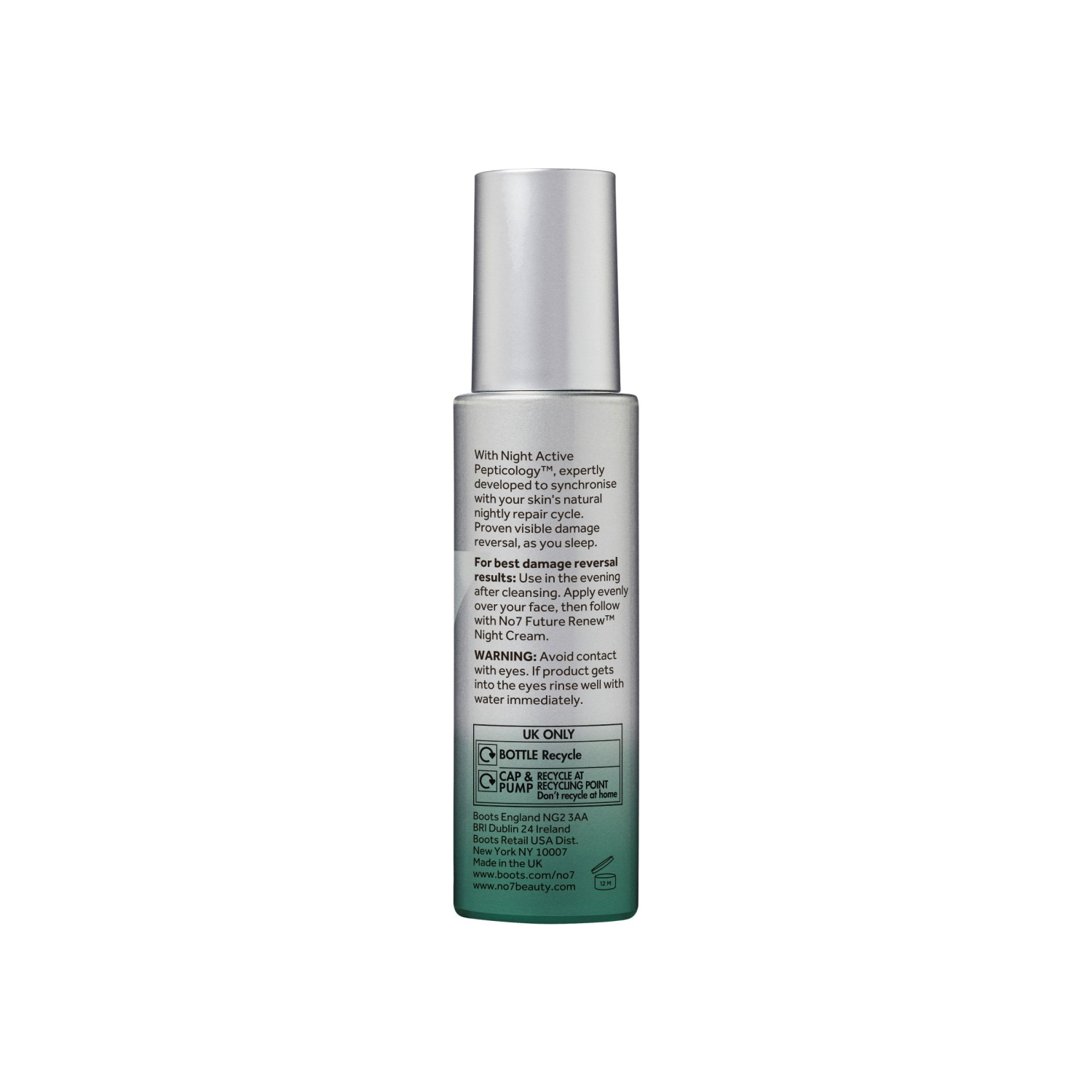 slide 2 of 5, No7 Future Renew Damage Reversal Night Serum 0.84 fl oz, 0.84 fl oz