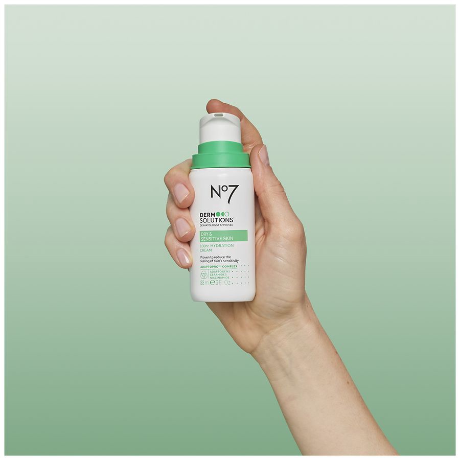 slide 3 of 5, No7 Derm Solutions 100hr Hydration Cream, 3 fl oz