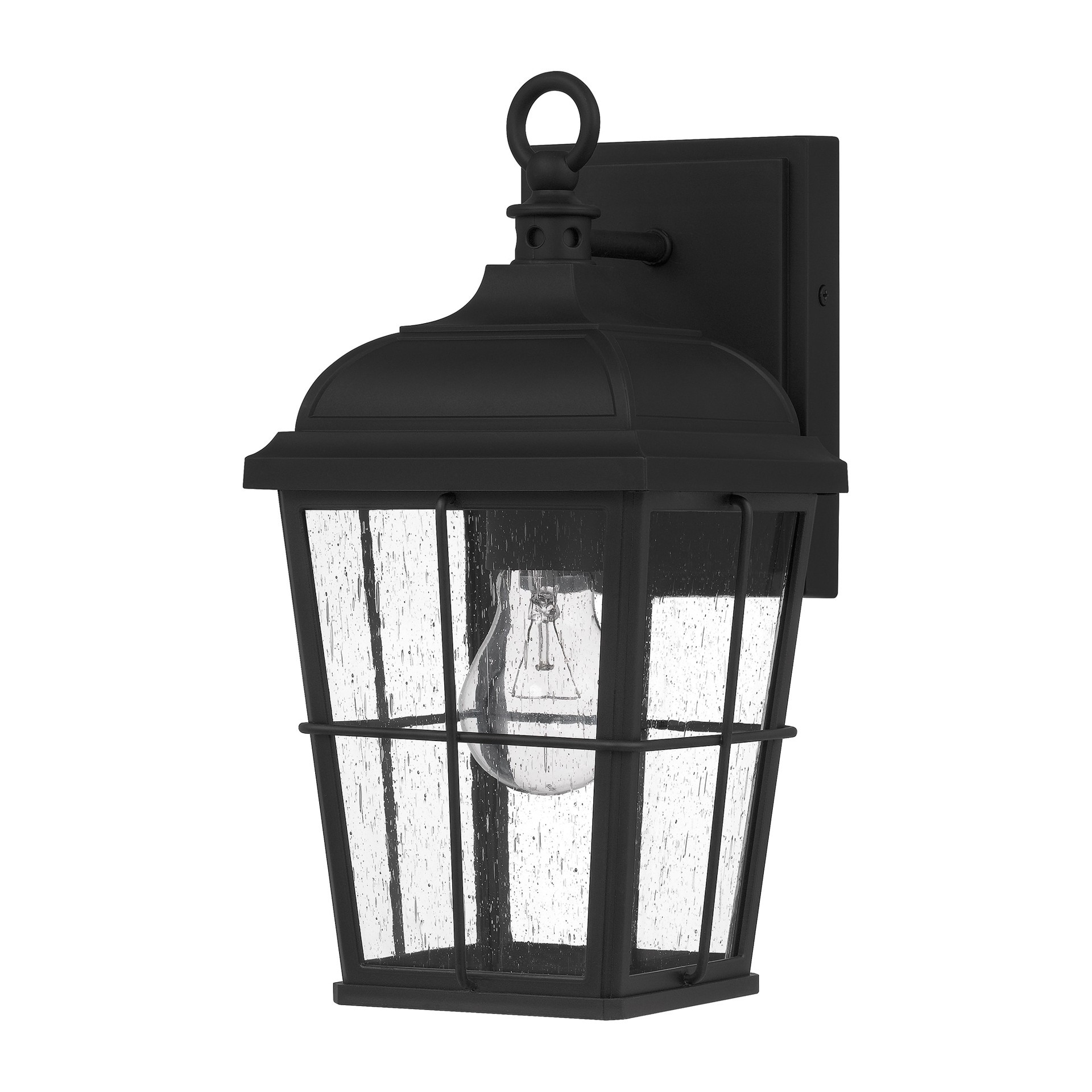 slide 4 of 6, Quoizel Knox 1 -Light 12.75-in H Matte Black Hardwired Outdoor Wall Light, 1 ct