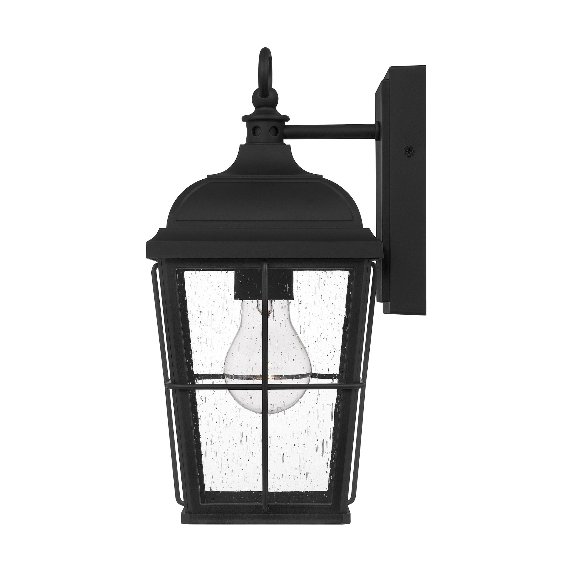 slide 6 of 6, Quoizel Knox 1 -Light 12.75-in H Matte Black Hardwired Outdoor Wall Light, 1 ct