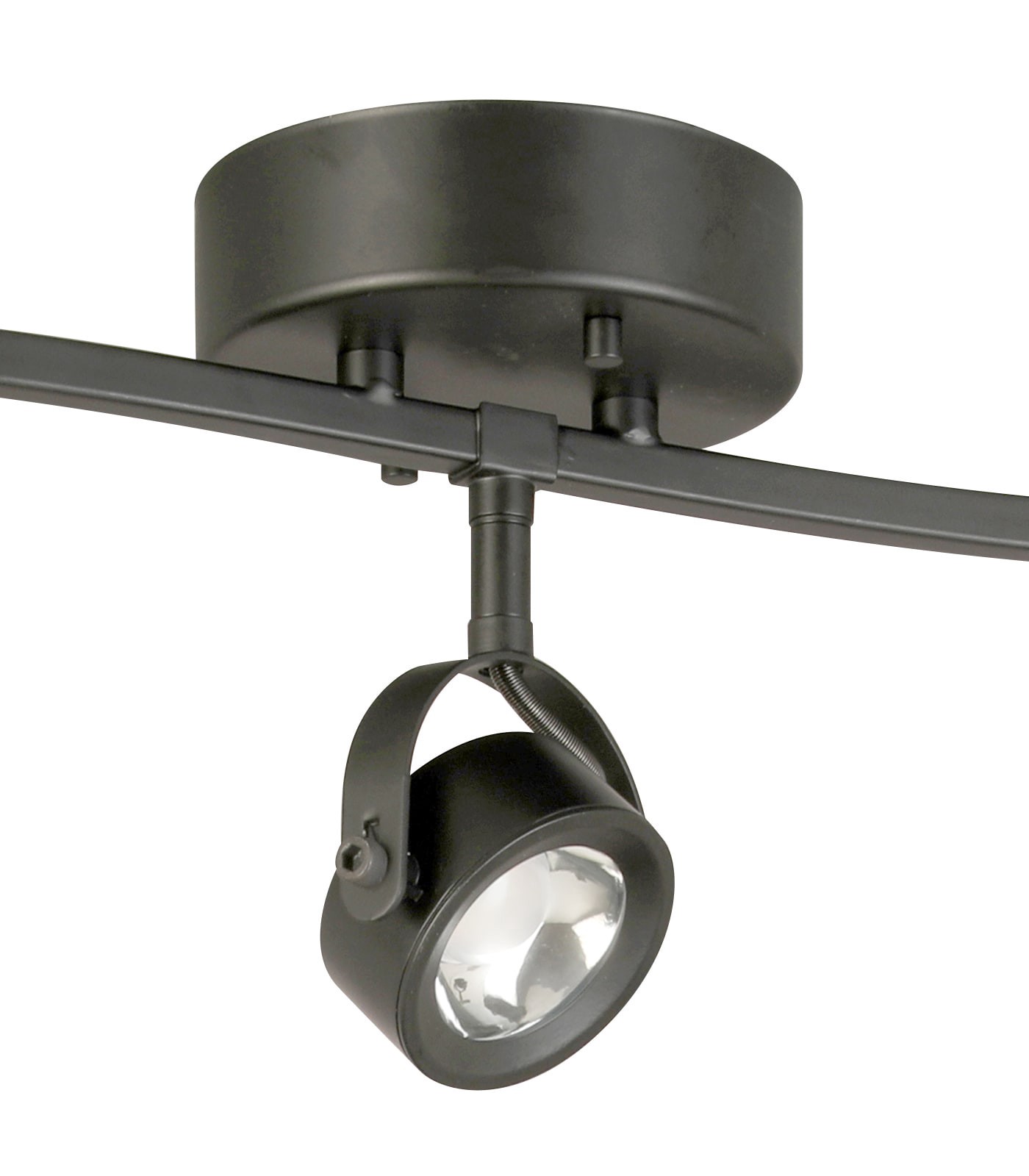 slide 4 of 6, allen + roth Memphis 27-in 3 -Light Black dimmable Integrated Traditional Track Bar, 1 ct