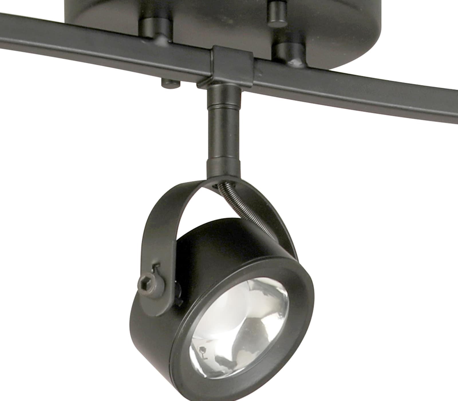 slide 5 of 6, allen + roth Memphis 27-in 3 -Light Black dimmable Integrated Traditional Track Bar, 1 ct