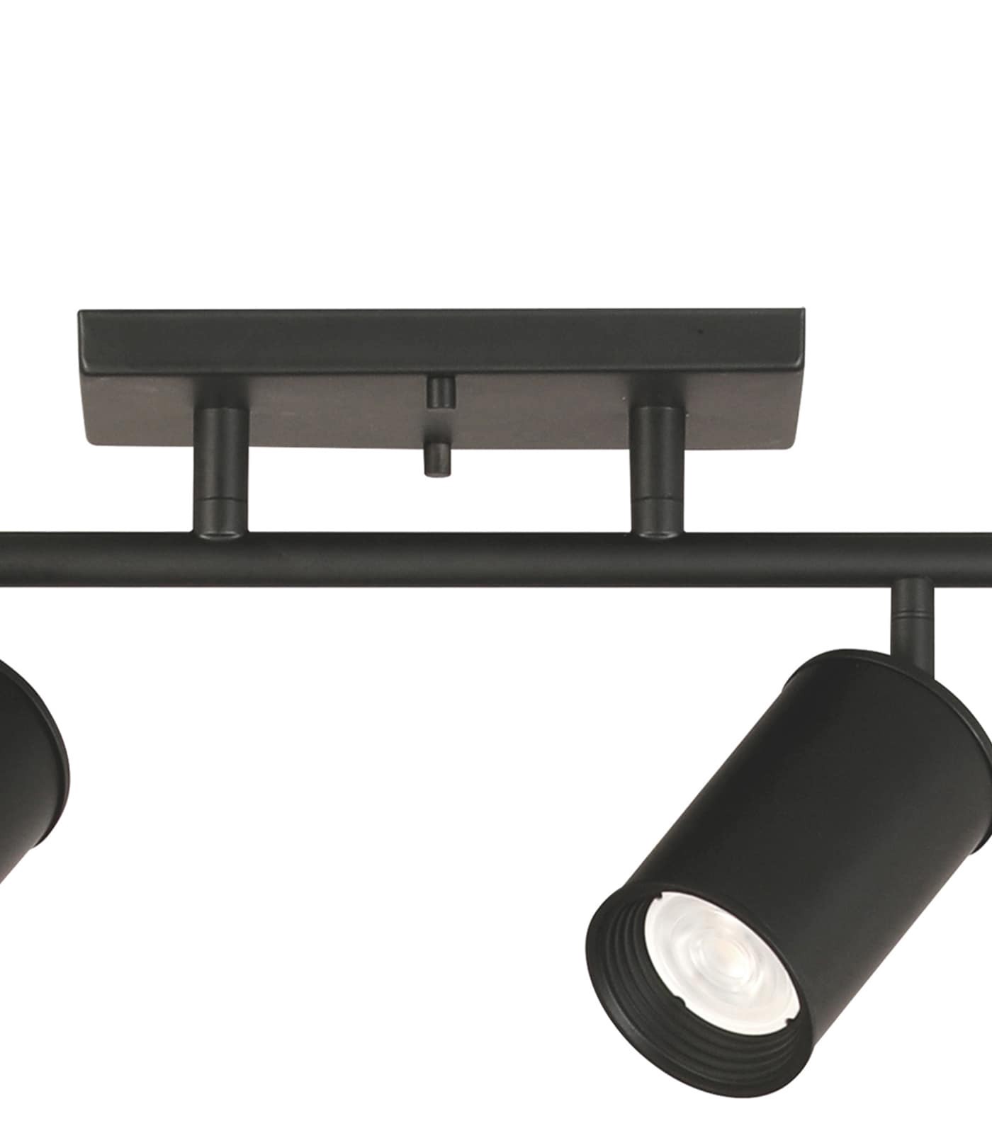 slide 5 of 6, allen + roth Mason 57.25-in 6 -Light Matte black dimmable GU10 pin base Traditional Track Bar, 1 ct