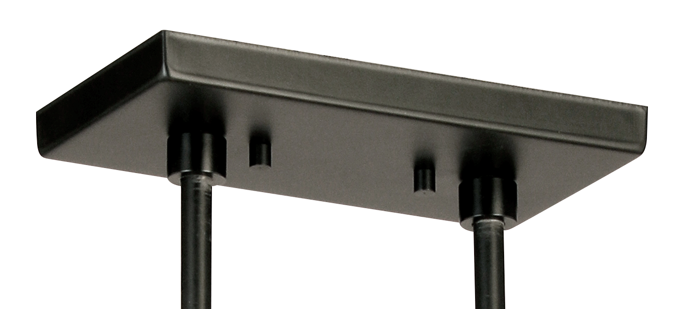 slide 3 of 6, allen + roth Mason 25.62-in 3 -Light Matte black dimmable GU10 pin base Traditional Track Bar, 1 ct