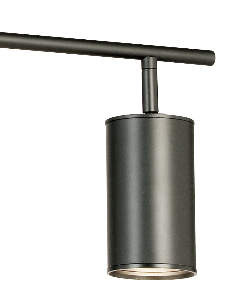 slide 4 of 6, allen + roth Mason 25.62-in 3 -Light Matte black dimmable GU10 pin base Traditional Track Bar, 1 ct
