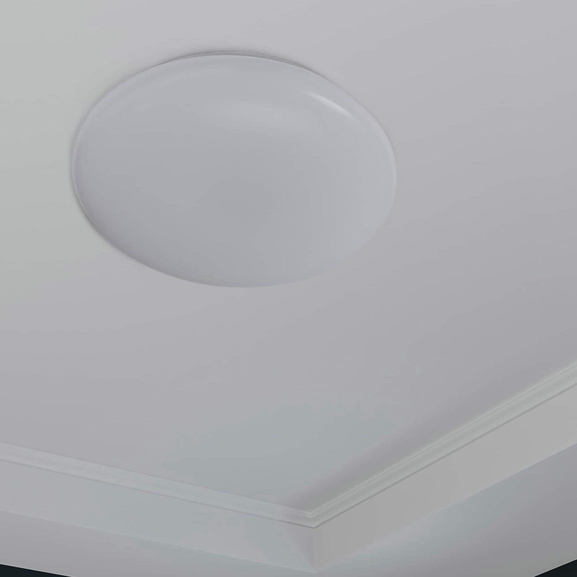 slide 3 of 6, Utilitech 1 -Light 19-in Matte White Integrated LED Flush Mount Light, 1 ct