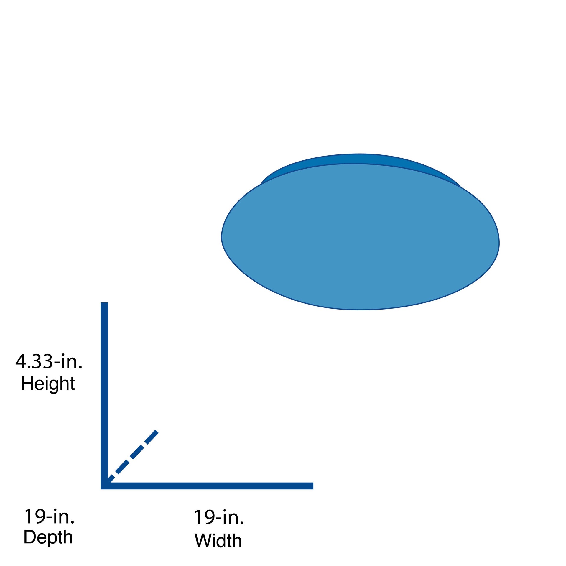 slide 5 of 6, Utilitech 1 -Light 19-in Matte White Integrated LED Flush Mount Light, 1 ct