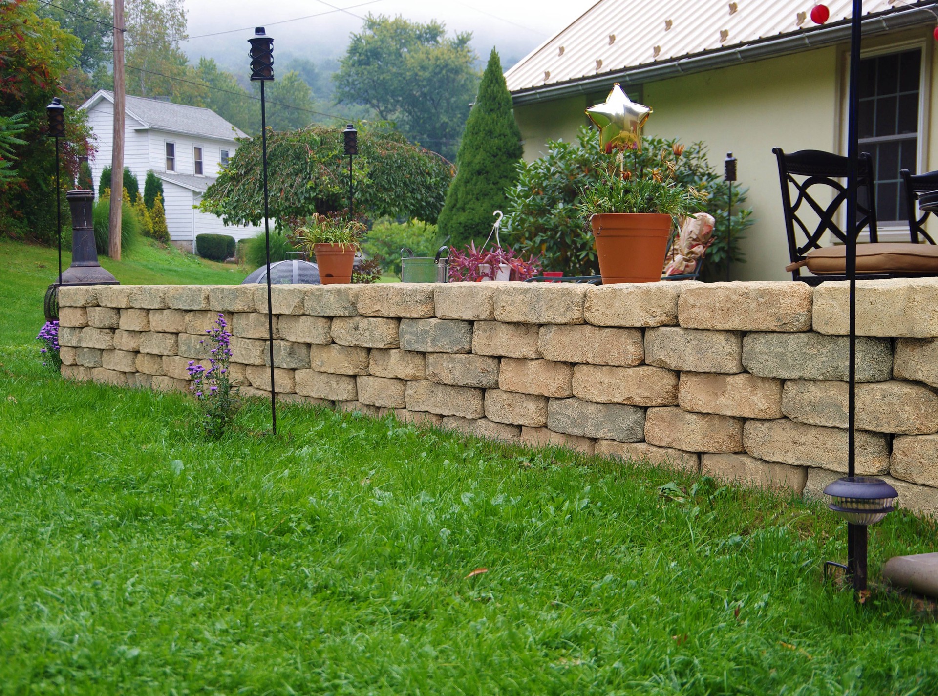 slide 6 of 6, 4-in H x 11-in L x 6-in D Sahara sand Concrete Retaining wall block, 1 ct
