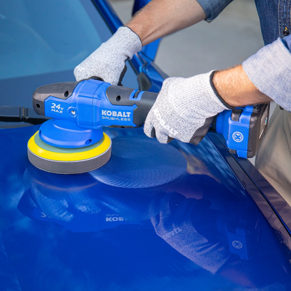 slide 4 of 6, Kobalt 6-in Polishing Pad Dual Action Sander/Polisher, 1 ct