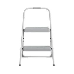 Project Source 2 -Step 225-lb Capacity Steel Foldable Step Stool