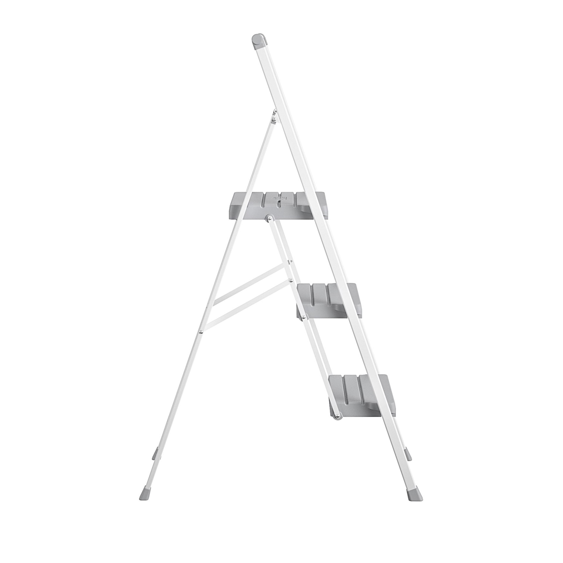 slide 2 of 6, Project Source 3 -Step 225-lb Capacity Steel Foldable Step Stool, 1 ct
