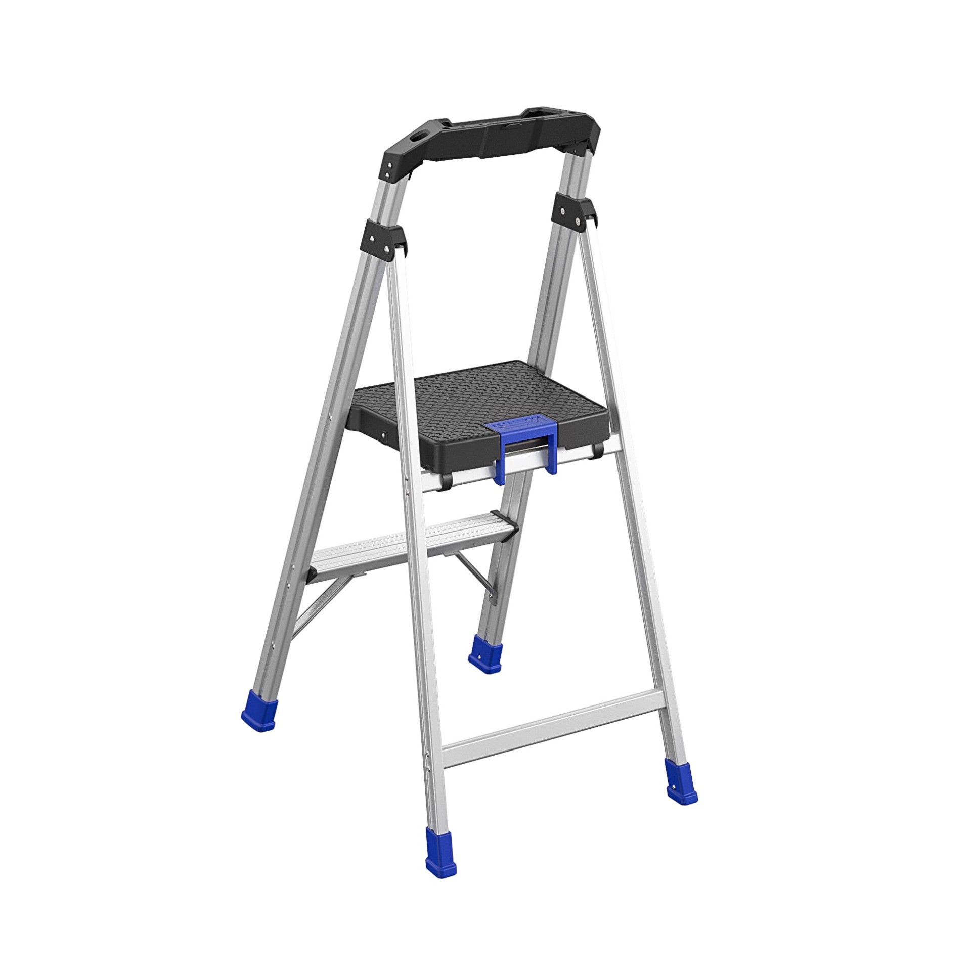 slide 5 of 6, Kobalt 2 -Step 250-lb Capacity Aluminum Foldable Step Stool, 1 ct