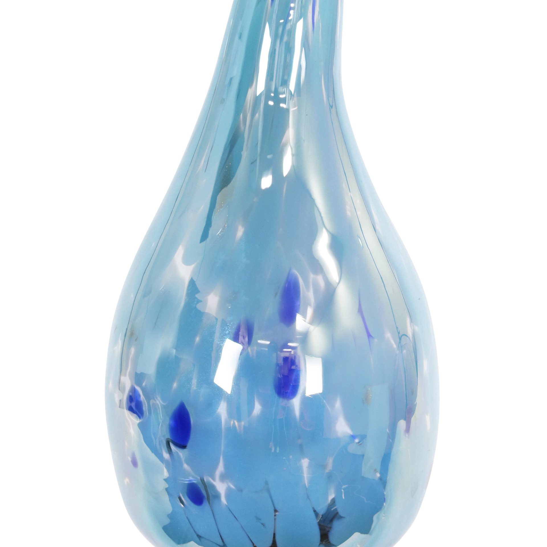 slide 5 of 6, Exhart 36-in Aqua Glass Solar Assorted Stake, 1 ct