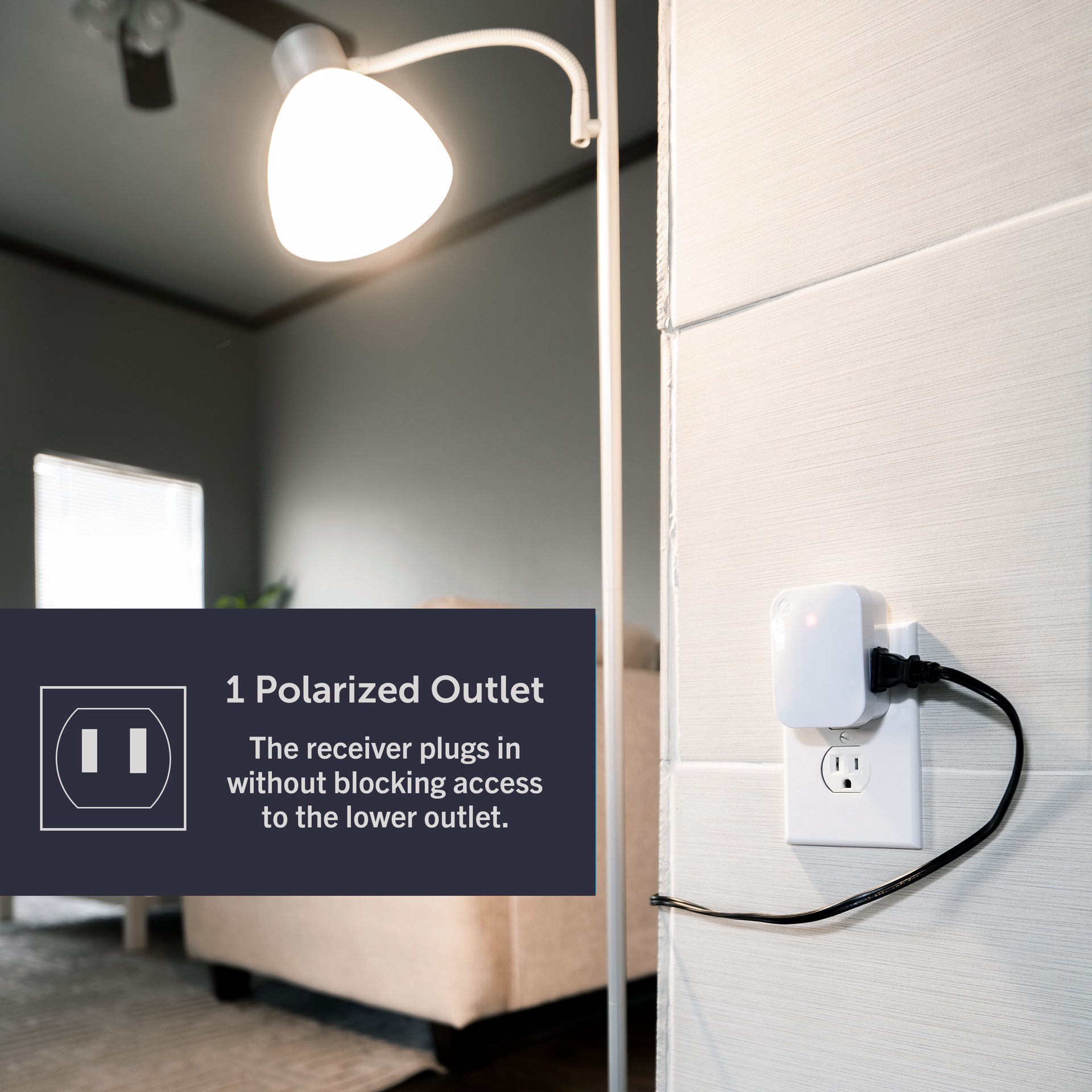 slide 2 of 6, Utilitech White Adjustable lamp control, 1 ct