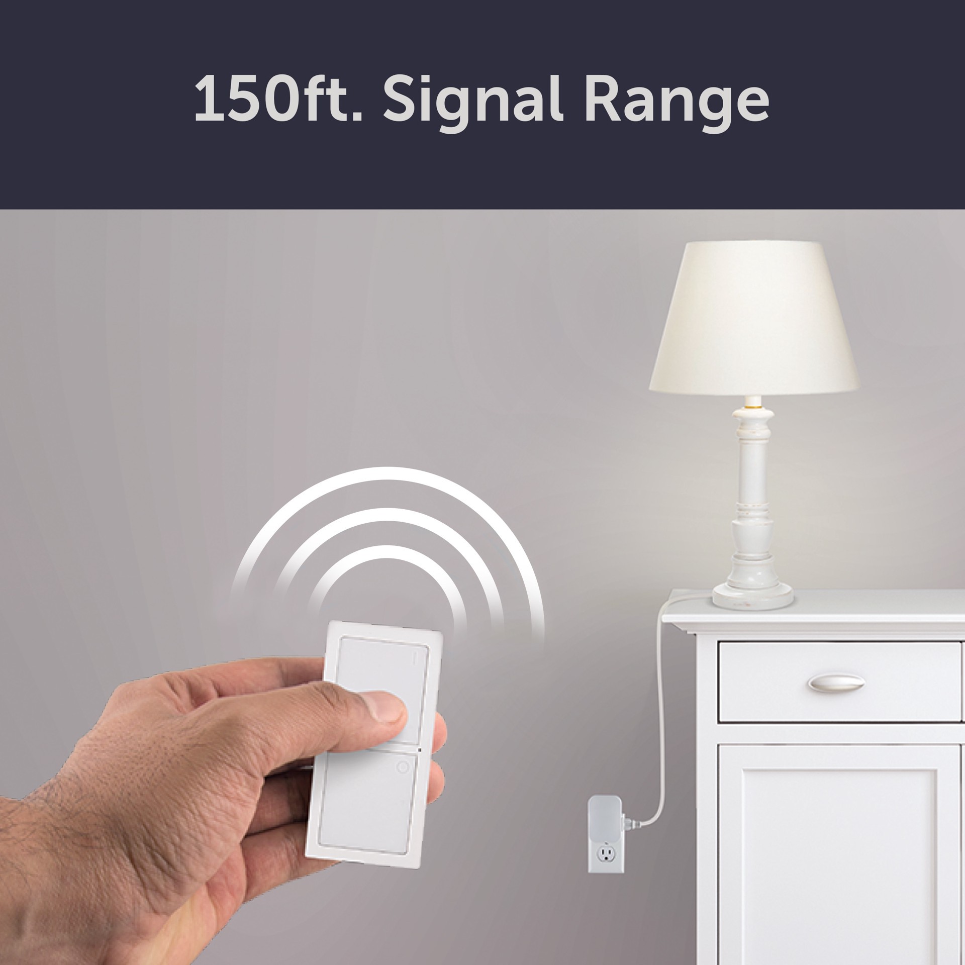 slide 4 of 6, Utilitech White Adjustable lamp control, 1 ct