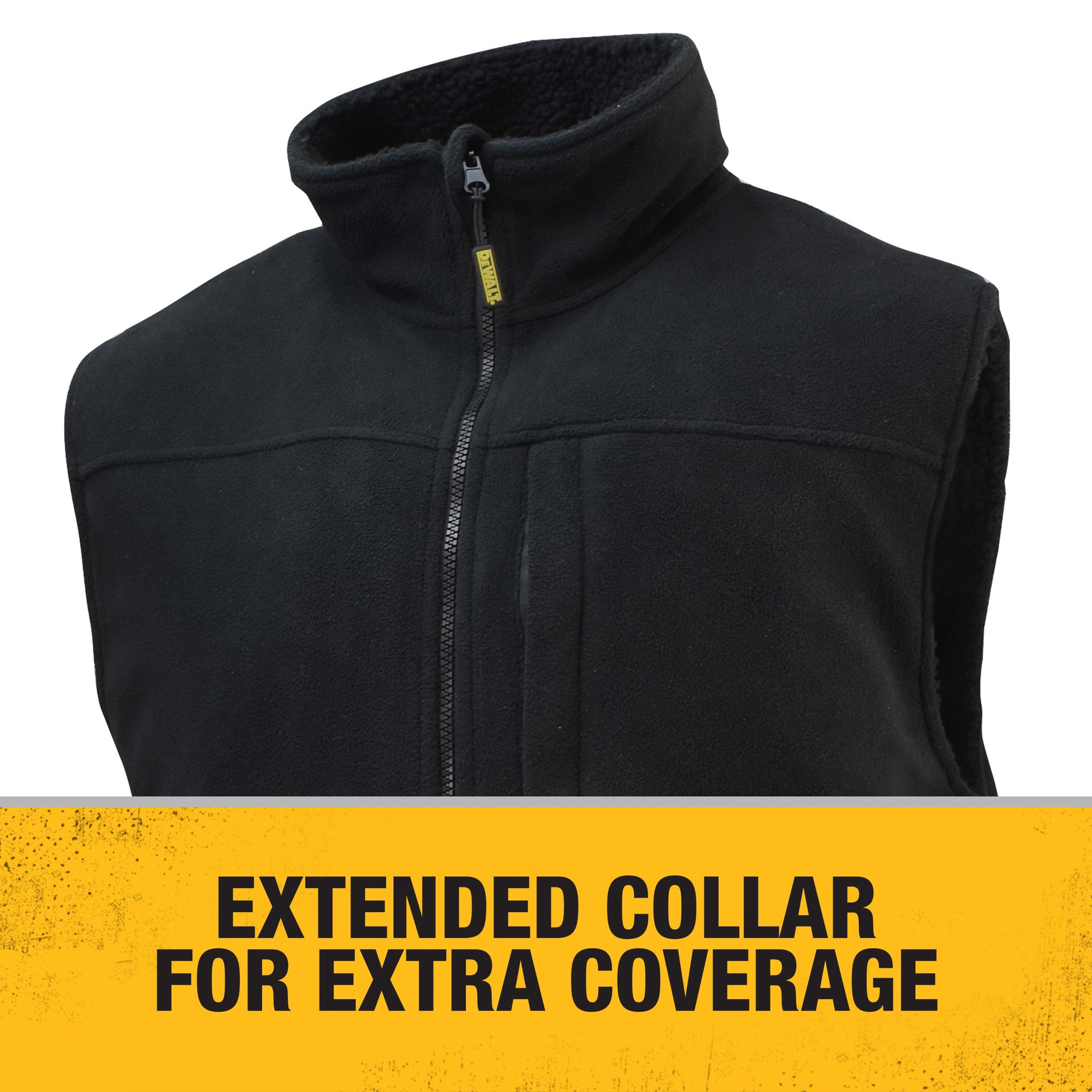 slide 5 of 6, DEWALT Unisex Black Polyester Heated Vest (Medium), 1 ct