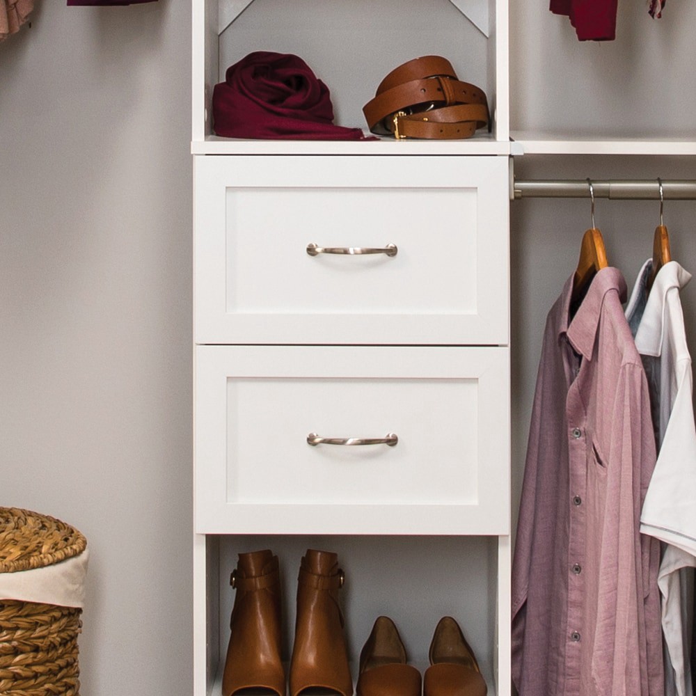 slide 3 of 6, ClosetMaid BrightWood 16-in x 10-in x 13-in White Drawer unit, 1 ct