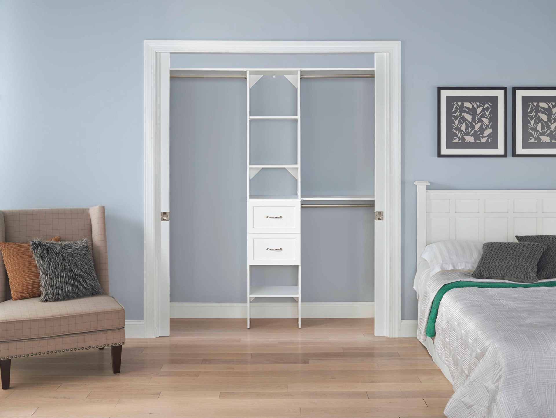 slide 4 of 6, ClosetMaid BrightWood 16-in x 10-in x 13-in White Drawer unit, 1 ct