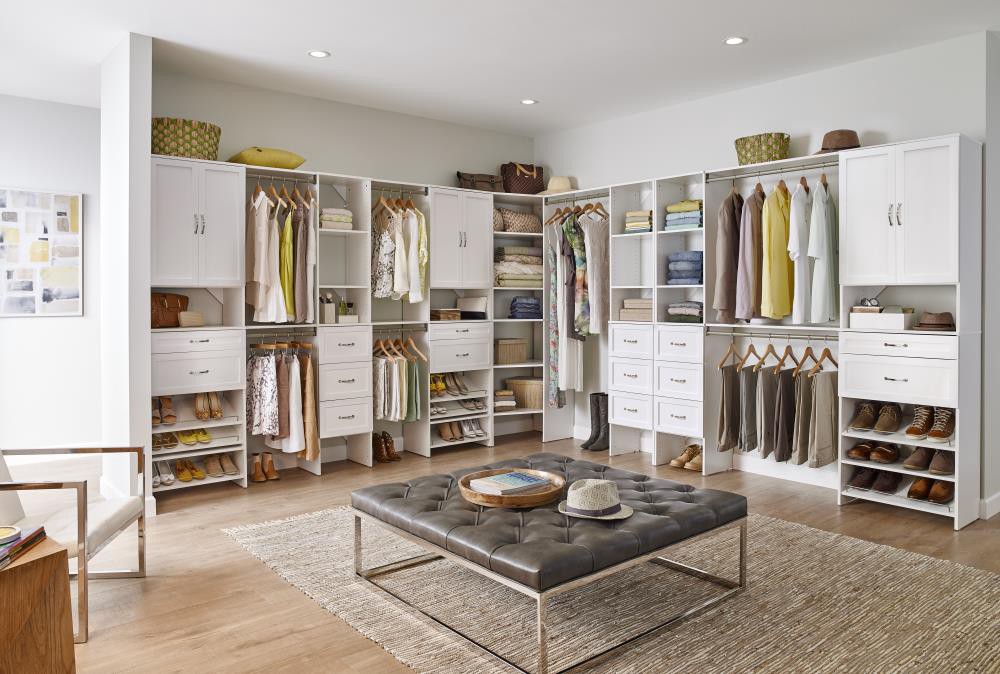 slide 5 of 6, ClosetMaid BrightWood 48-in L x 2.5-in H Extendable Satin nickel Metal Closet Rod with Hardware, 1 ct