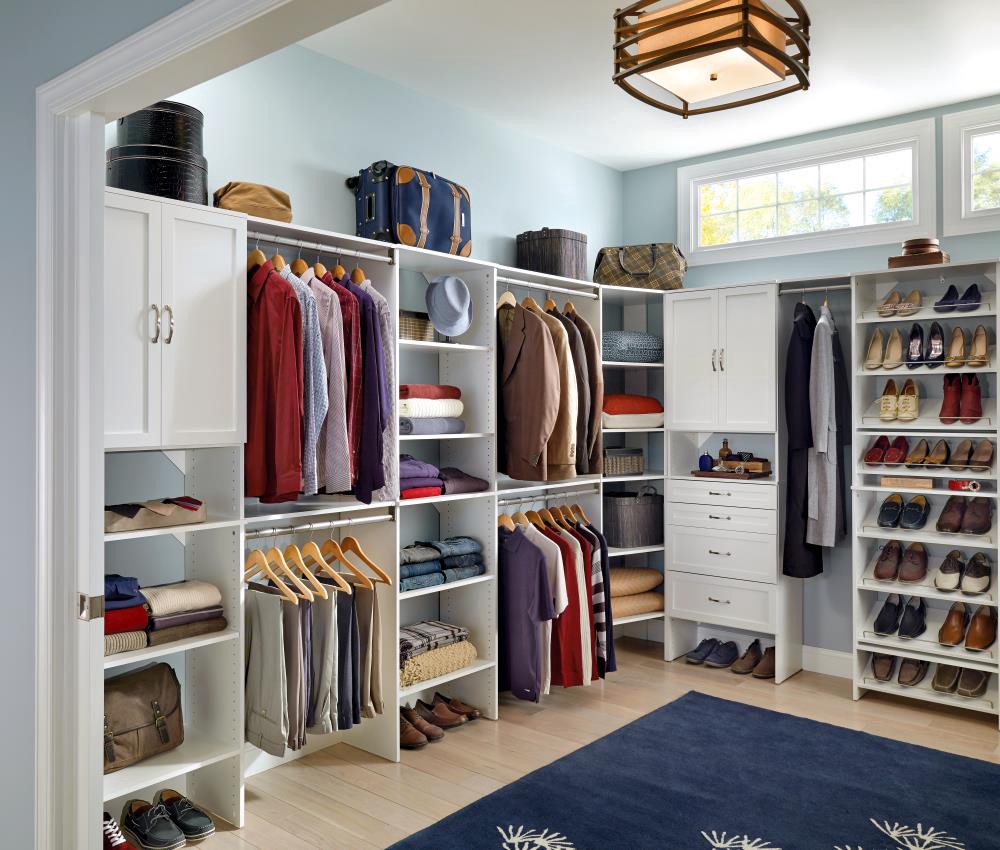 slide 6 of 6, ClosetMaid BrightWood 48-in L x 2.5-in H Extendable Satin nickel Metal Closet Rod with Hardware, 1 ct