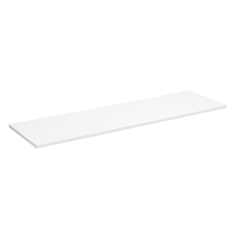 slide 1 of 6, ClosetMaid BrightWood 48.0-in x 14-in D White Solid Shelving Shelf Board, 1 ct