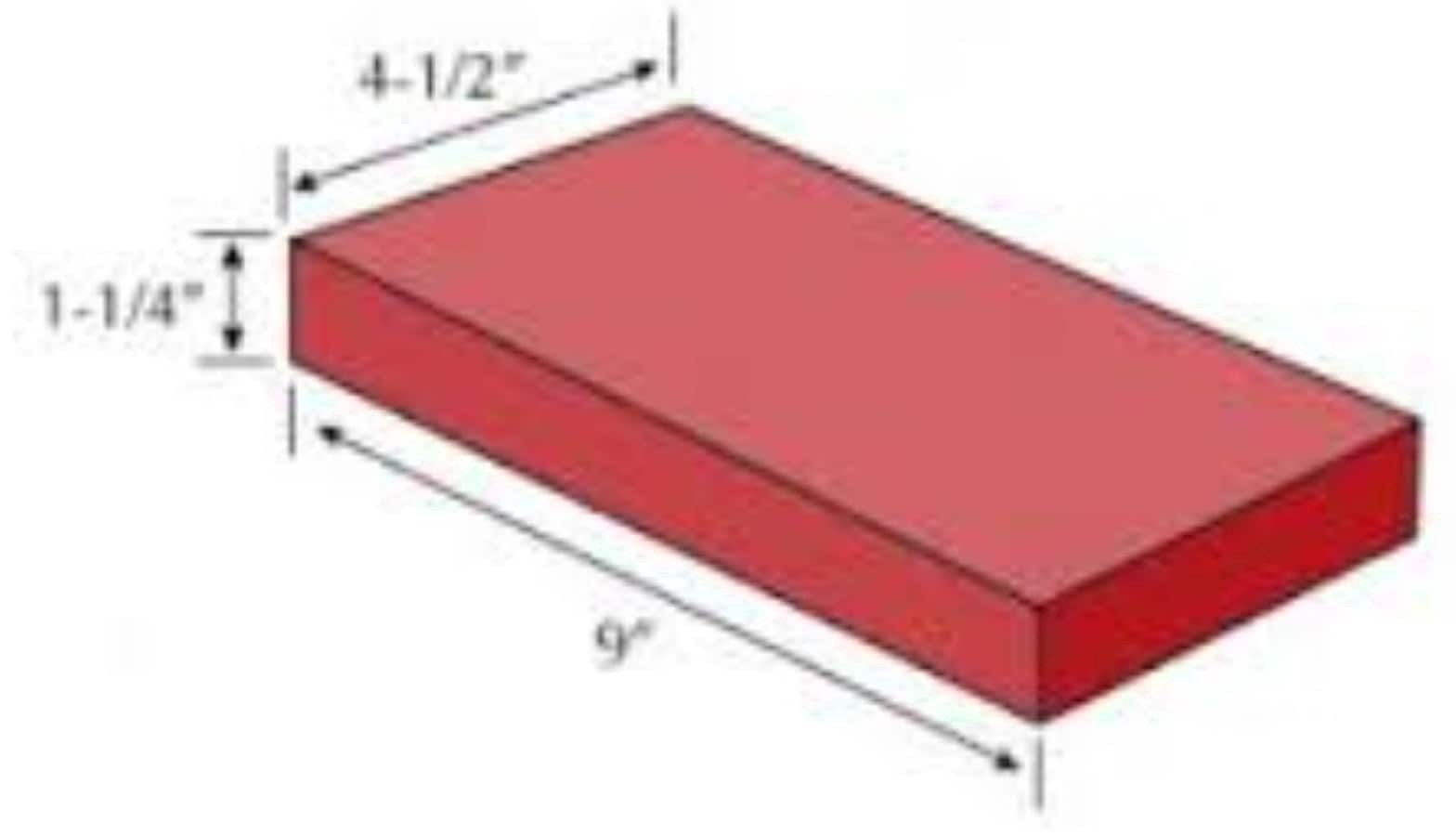 slide 2 of 5, 9-in x 4.5-in Fire brick Yellow Clay Fire brick, 1 ct