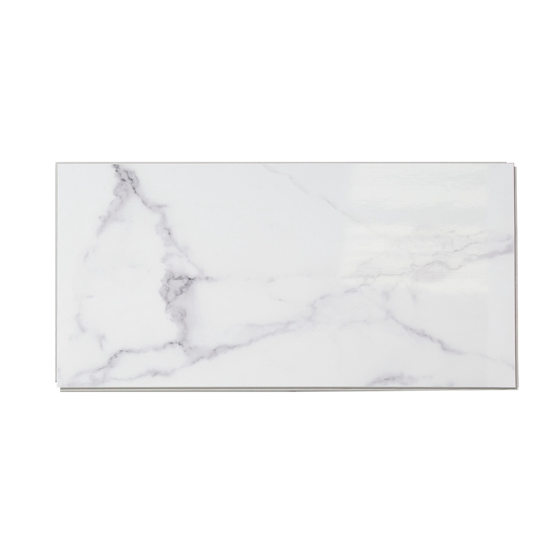 slide 1 of 6, PALISADE Carrara Marble 23-in x 11-in Carrara-look PVC Wall Tile ( 17.9-sq ft Carton ), 1 ct