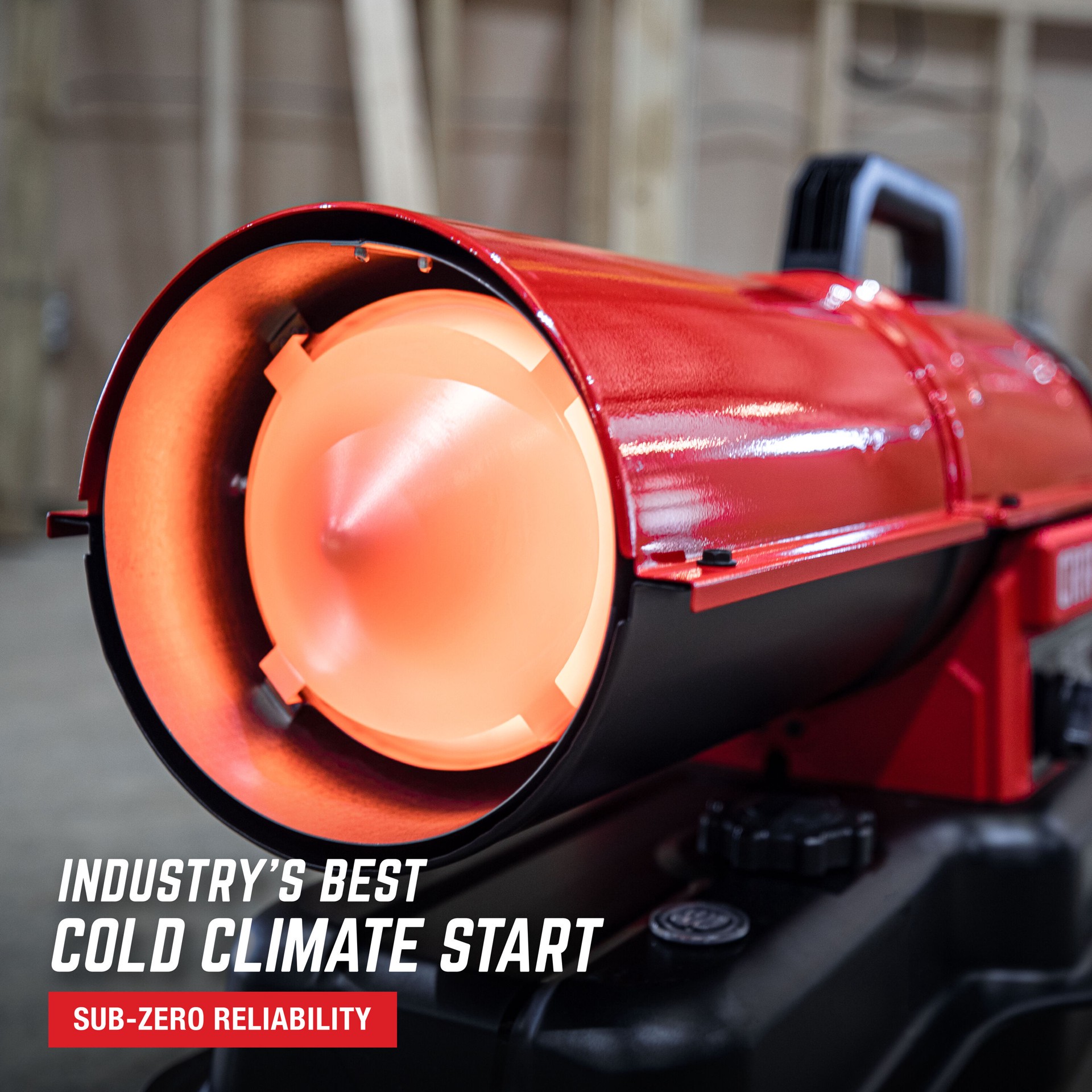 slide 4 of 6, CRAFTSMAN 80000 -BTU Craftsman Forced Air Kerosene Multi-fuel Construction Heater, 1 ct