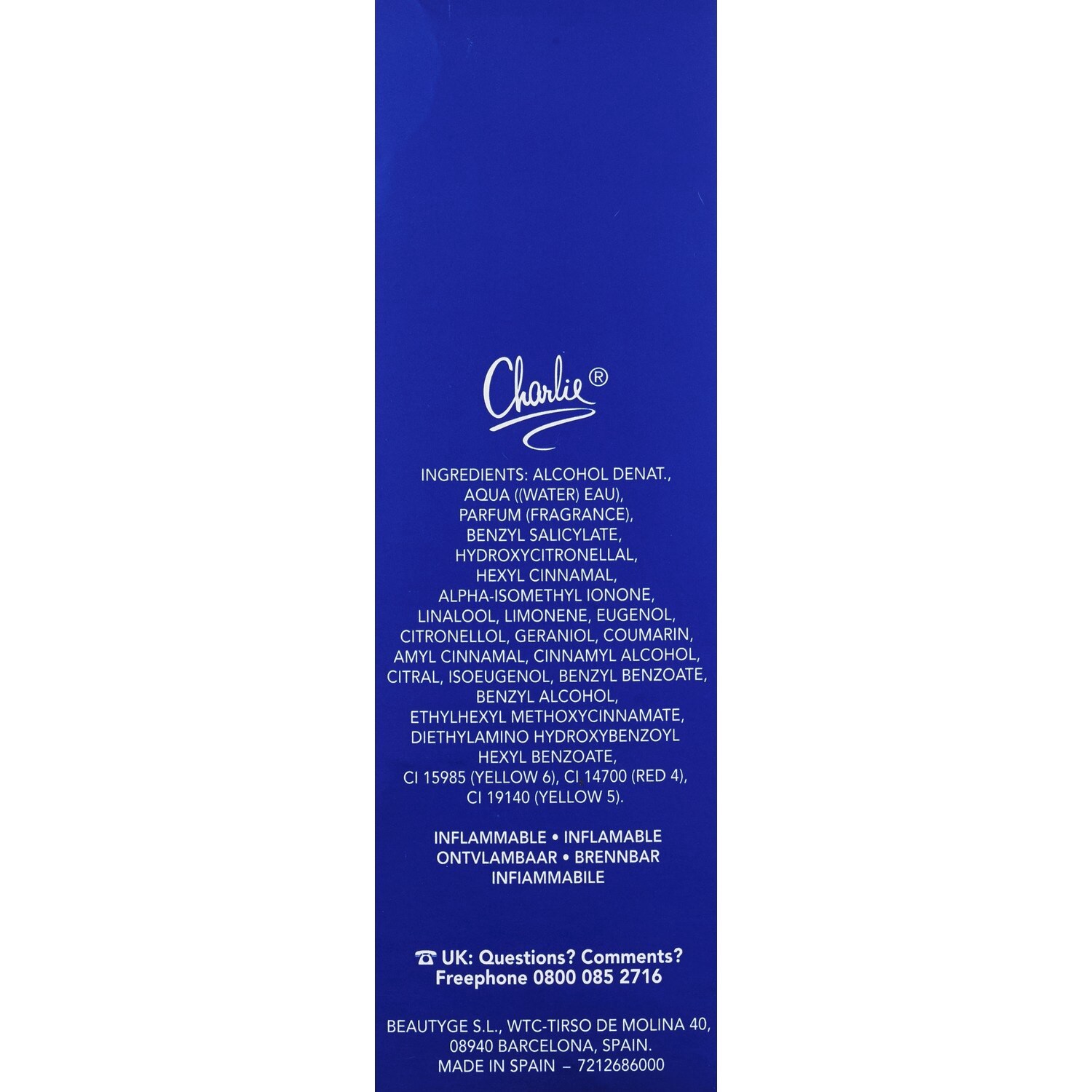 slide 5 of 6, Charlie Blue by Revlon Eau de Toilette Women's Spray Perfume, 3.3 fl oz