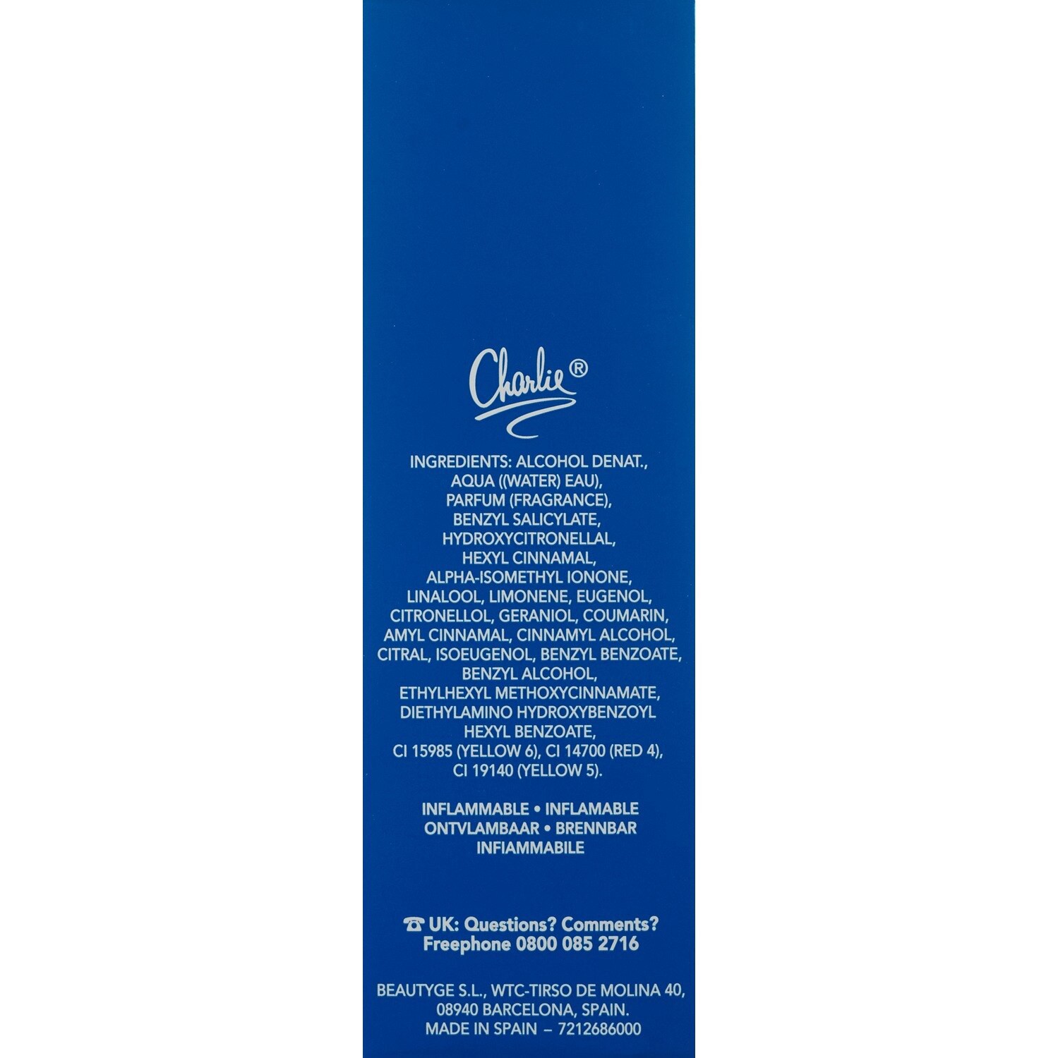 slide 4 of 6, Charlie Blue by Revlon Eau de Toilette Women's Spray Perfume, 3.3 fl oz