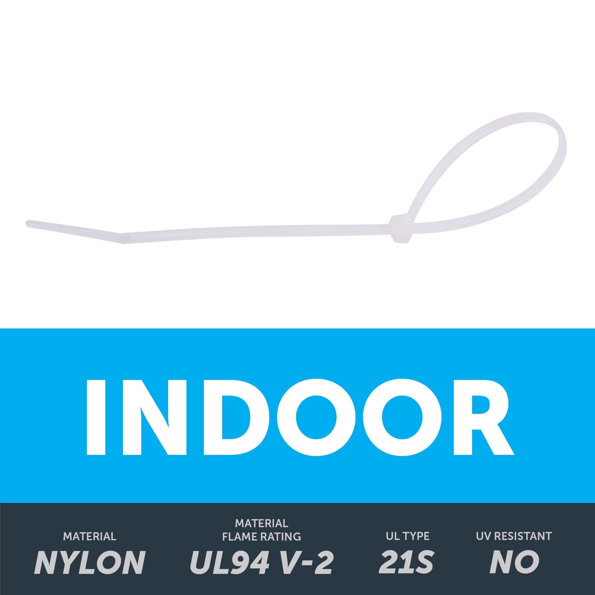 slide 3 of 6, Utilitech 11-in 75-lb Tensile Strength Nylon Zip ties Off-white 20 -Pack, 1 ct