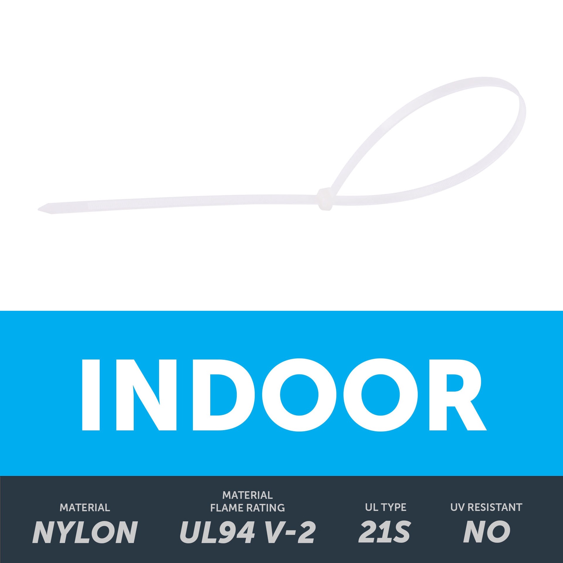 slide 3 of 6, Utilitech 24-in 180-lb Tensile Strength Nylon Zip ties Off-white 15 -Pack, 1 ct