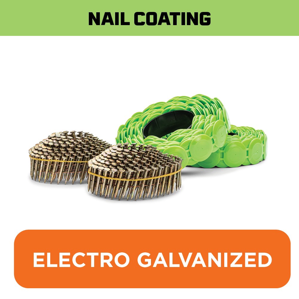 slide 5 of 6, STINGER 1-in 12 -Gauge Electro-Galvanized Plastic Cap Nails ( 2000 -Per Box ), 1 ct