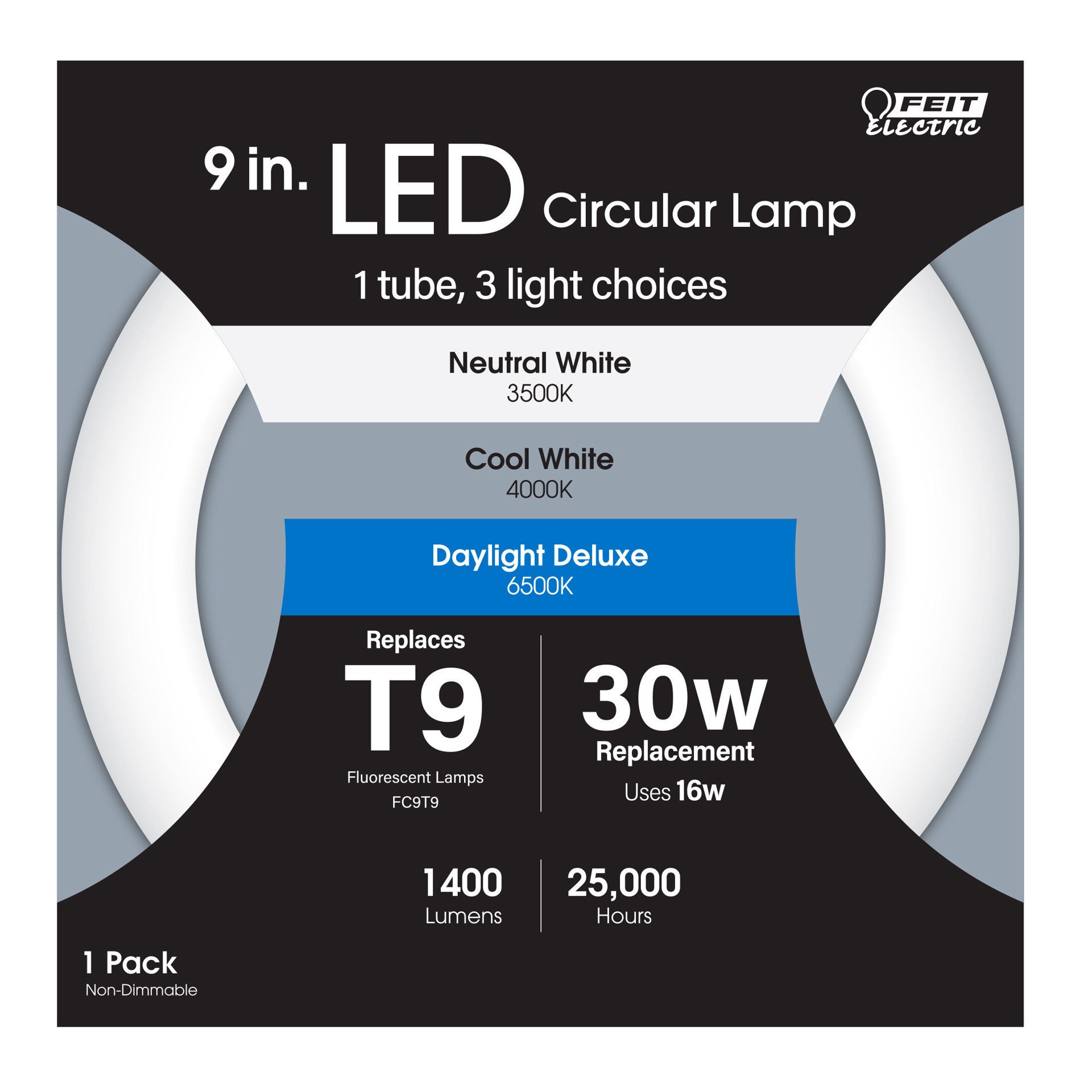 slide 3 of 6, Feit Electric Color select 30 -Watt EQ Cool white G24q-2 pin base LED Tube Light Bulb, 1 ct