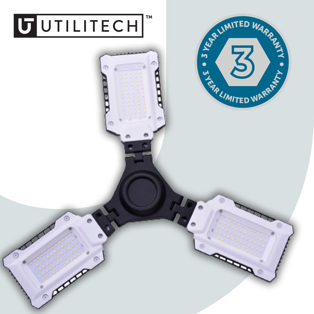 slide 3 of 6, Utilitech 450 -Watt EQ E26 Daylight Medium base (E-26) LED General purpose Light Bulb, 1 ct