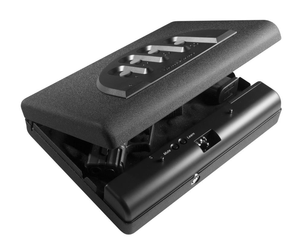 slide 2 of 3, GunVault MicroVault 1 -Gun Electronic/Keypad Lock Locking handgun case, 1 ct