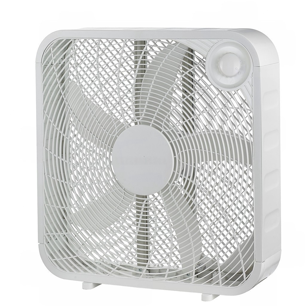 slide 6 of 6, Utilitech 20-in 120 -Volt High Velocity Indoor White Box Fan Fan, 1 ct