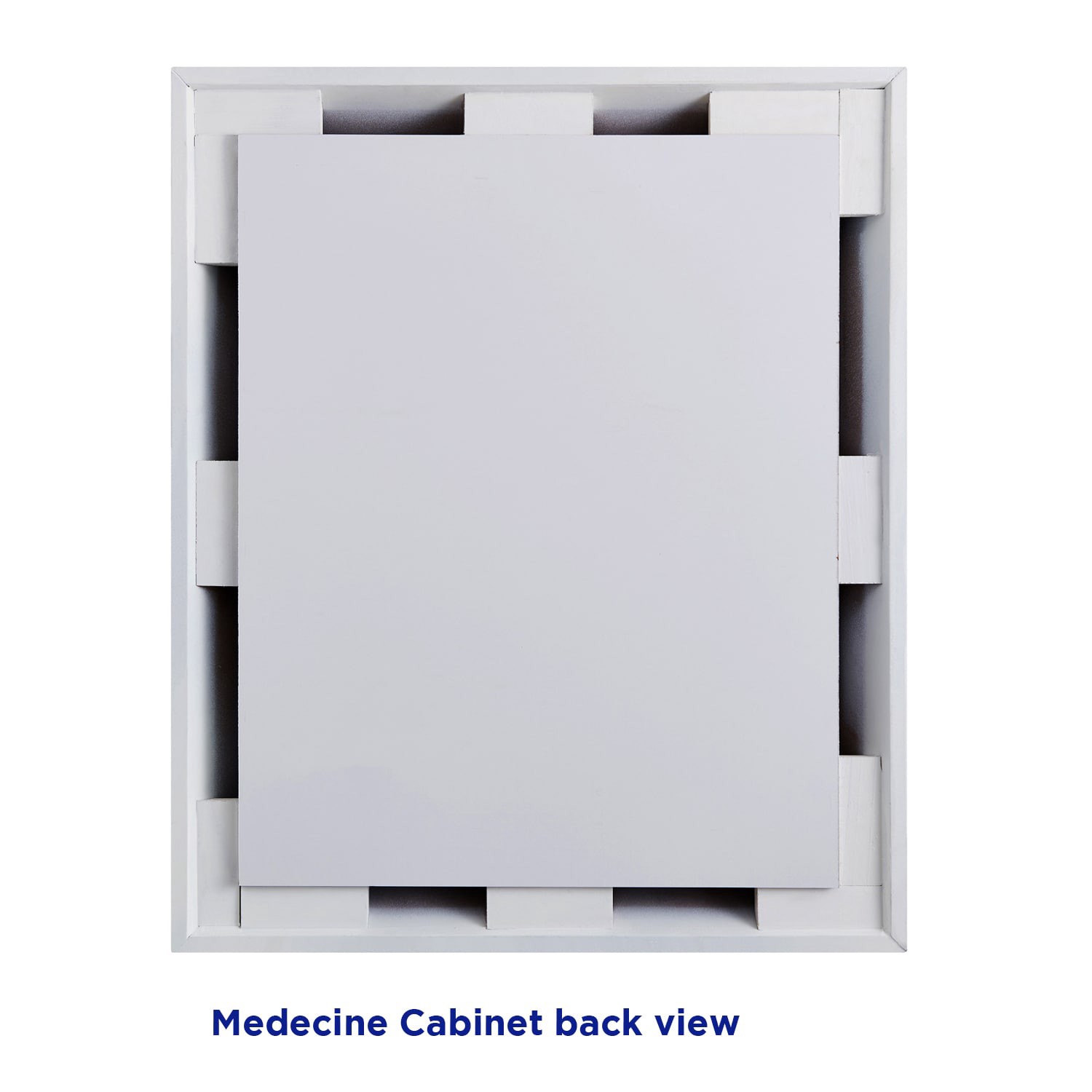 slide 4 of 6, allen + roth 22.5-in x 27.5-in Fog Free Surface Mount White Mirrored Square Soft Close Medicine Cabinet, 1 ct