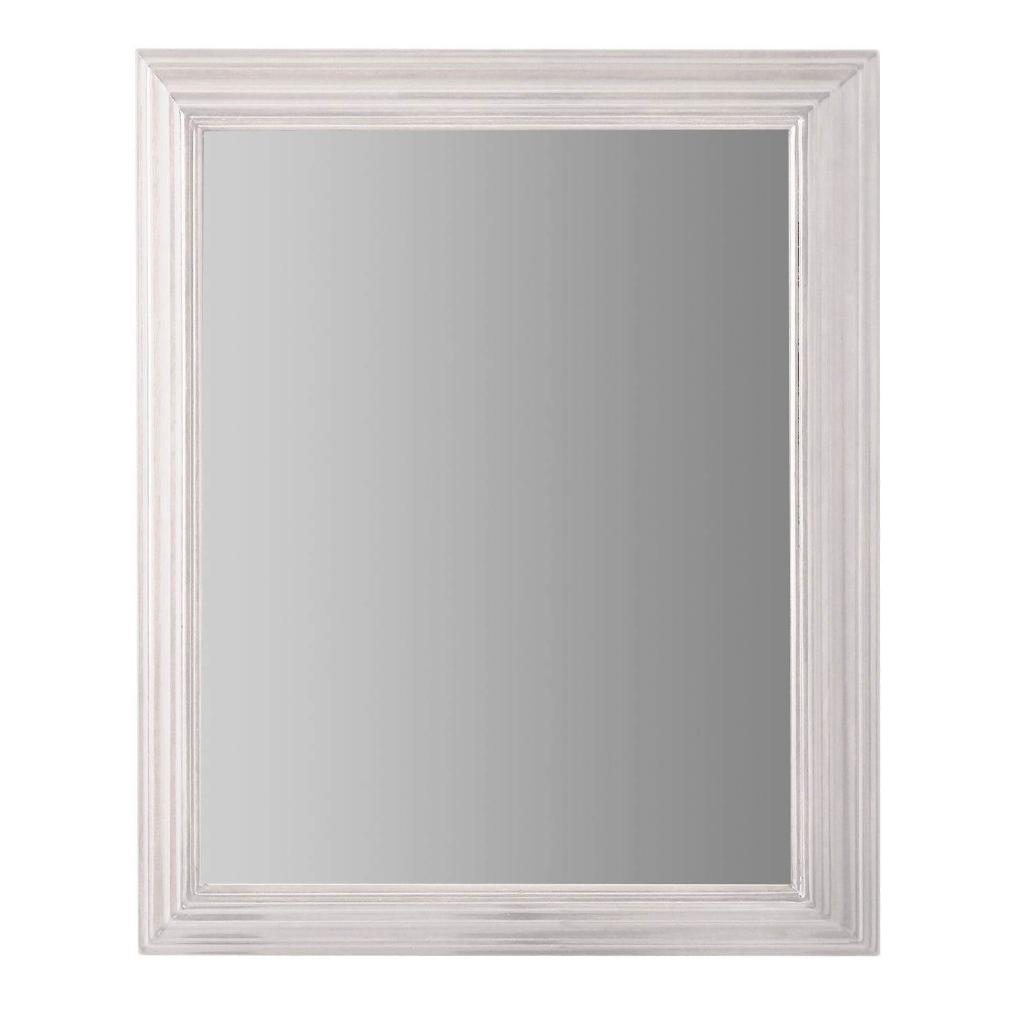 slide 1 of 6, allen + roth 22.5-in x 27.5-in Fog Free Surface Mount White Mirrored Square Soft Close Medicine Cabinet, 1 ct