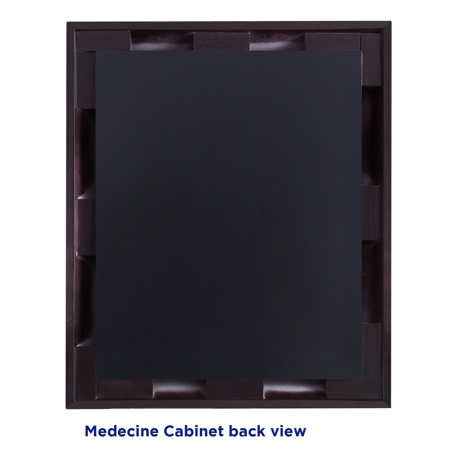 slide 4 of 6, allen + roth 22.5-in x 27.5-in Fog Free Surface Mount Espresso Mirrored Square Soft Close Medicine Cabinet, 1 ct