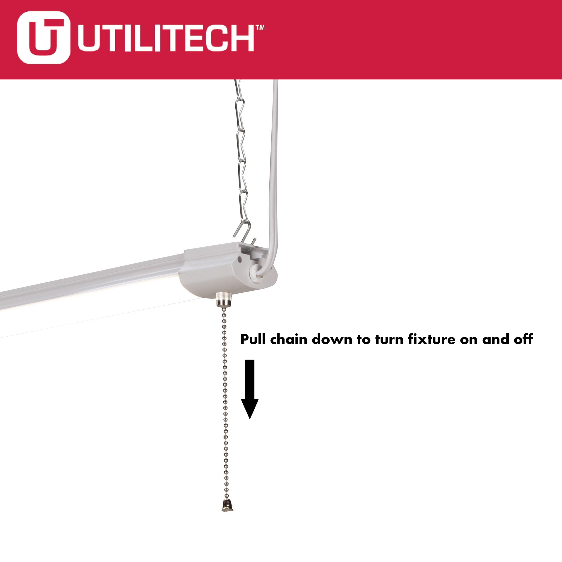 slide 5 of 6, Utilitech 3-ft 3000 Lumens White Cool White LED Linear Garage Shop Light, 1 ct