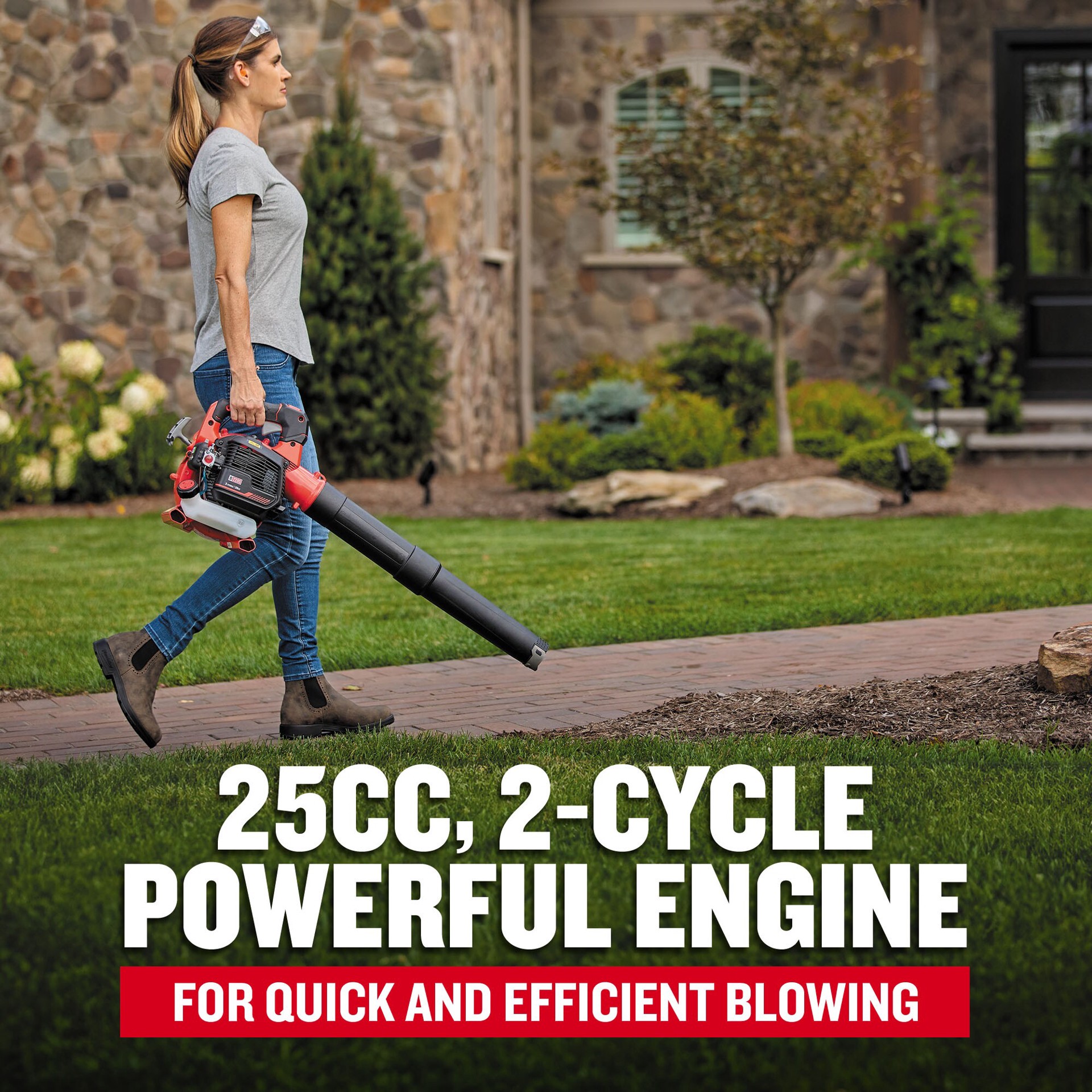 slide 6 of 6, CRAFTSMAN B2200 25-cc 2-cycle 430-CFM 200-MPH Gas Handheld Leaf Blower, 1 ct