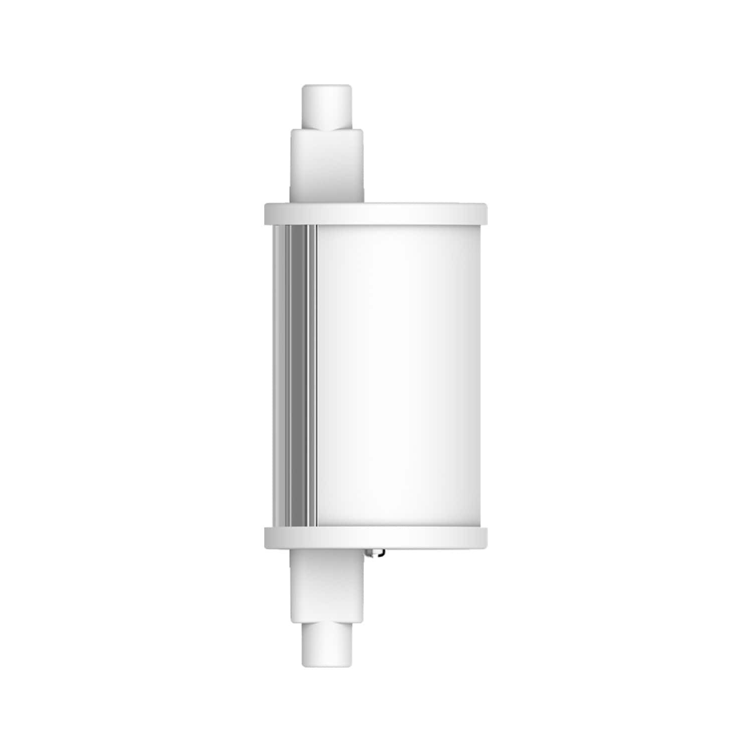 slide 3 of 6, GE 100 -Watt EQ T9 Warm white RX7s Dimmable LED Specialty Light Bulb, 1 ct