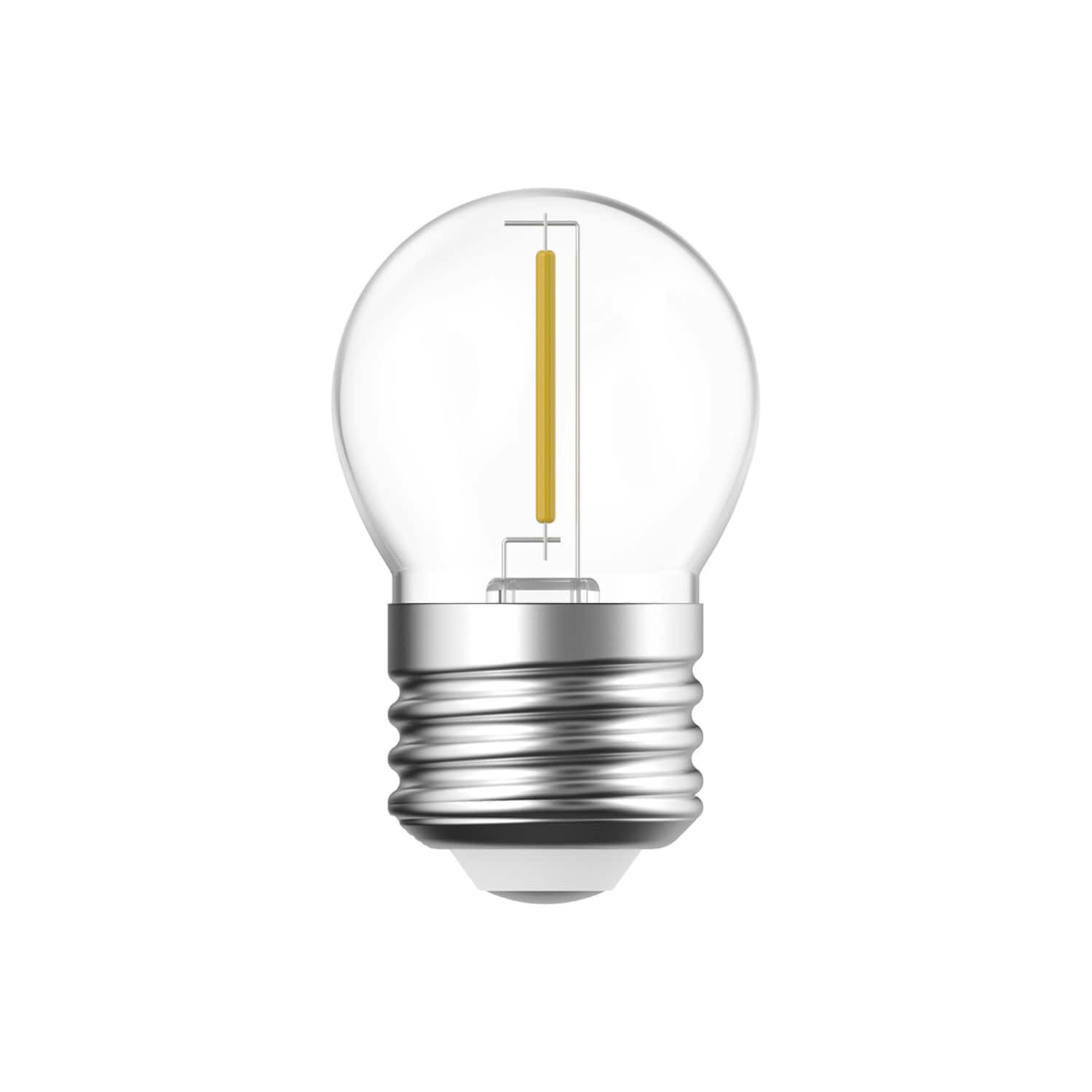 slide 3 of 6, GE 7.5 -Watt EQ S11 Soft white Medium base (E-26) LED Specialty Light Bulb, 1 ct