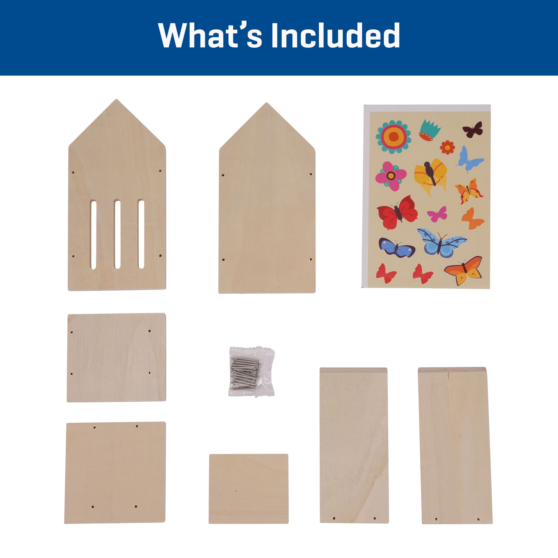 slide 2 of 6, Build and Grow Butterfly House Kid's Project Kit, 1 ct