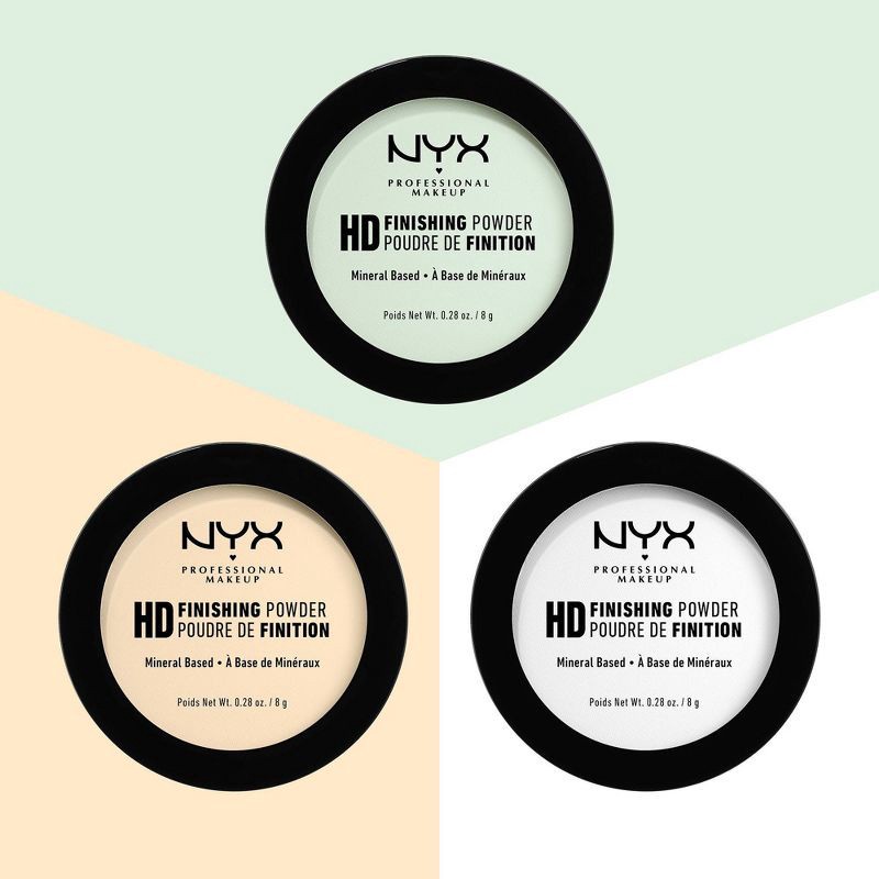 slide 5 of 5, NYX Professional Makeup HD Finishing Pressed Powder - Translucent - 0.28oz, 0.28 oz