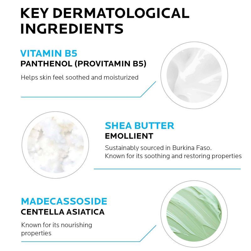 slide 4 of 9, La Roche Posay Cicaplast Balm Vitamin B5 Soothing Therapeutic Cream for Dry Skin and Irritated Skin - Unscented - 1.35oz, 1.35 oz