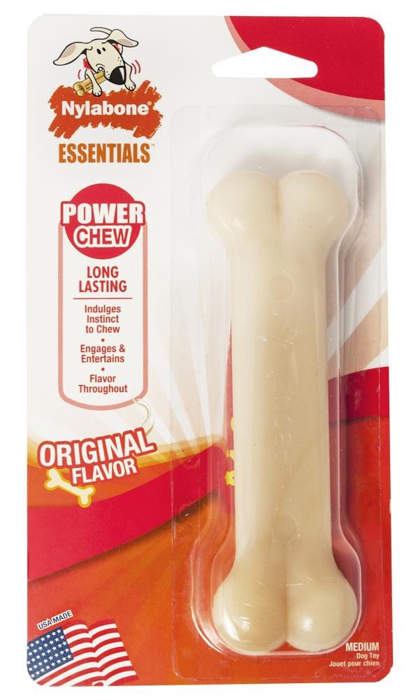 slide 1 of 6, Nylabone Power Chew Original Flavor Nylon Chew Dog Toy, 1 ct